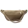  Dámska kožená kabelka na opasok Luka 26-020 v béžovej farbe, crossbody, 38 x 17 x 15 cm