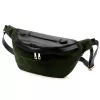  Dámska kožená kabelka na opasok Luka 26-020 čierna, crossbody 38 x 17 x 15 cm