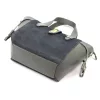  Dámska kožená kabelka Luka 24-092 sivá, crossbody 31 x 20 x 12 cm