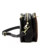  Dámska kožená crossbody kabelka Luka 26-024 hnedo-čierna 20 x 15 x 10 cm