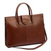  Dámska kožená aktovka Camilla 778 hnedá 40 x 30 x 10 cm