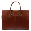  Dámska kožená aktovka Camilla 778 hnedá 40 x 30 x 10 cm