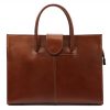 Dámska kožená aktovka Camilla 778 hnedá 40 x 30 x 10 cm