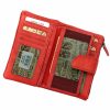 Dámska kožená peňaženka Route 66 CBL2225-GWS červená 10 x 16 x 3,5 cm