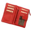  Dámska kožená peňaženka Route 66 CBL2225-GWS červená 10 x 16 x 3,5 cm