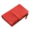  Dámska kožená peňaženka Route 66 CBL2225-GWS červená 10 x 16 x 3,5 cm