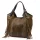  Dámska kožená kabelka Luka 25-019 CROCO hnedá 37 x 32 x 13 cm