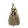  Dámska kožená kabelka Luka 26-037 v béžovej farbe, crossbody, 35 x 23 x 15 cm