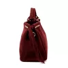  Dámska kožená kabelka Luka 26-037 bordovej farby, crossbody 35 x 23 x 15 cm