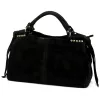  Dámska kožená kabelka Luka 26-037 čierna, crossbody 35 x 23 x 15 cm