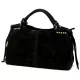  Dámska kožená kabelka Luka 26-037 čierna, crossbody 35 x 23 x 15 cm