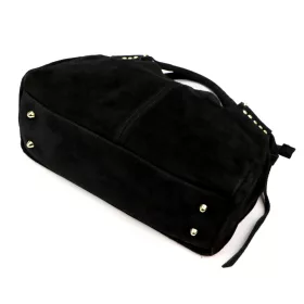    Dámska kožená kabelka Luka 26-037 čierna, crossbody 35 x 23 x 15 cm