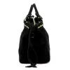  Dámska kožená kabelka Luka 26-037 čierna, crossbody 35 x 23 x 15 cm