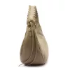  Dámska kožená taupe kabelka cez rameno Luka 26-039 35 x 22 x 15 cm