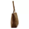  Dámska kožená kabelka cez rameno Luka 25-016 v béžovej farbe, 47 x 28 x 13 cm