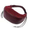  Dámska bordová kabelka cez rameno z semišovej kože Luka 26-039 35 x 22 x 15 cm