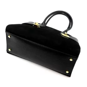    Dámska kožená kabelka cez rameno Luka 26-006 čierna 32 x 22 x 16 cm