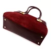  Dámska kožená kabelka cez rameno Luka 26-006 bordovej farby 32 x 22 x 16 cm