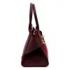  Dámska kožená kabelka cez rameno Luka 26-006 bordovej farby 32 x 22 x 16 cm