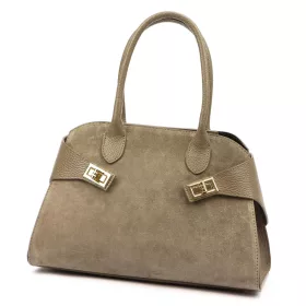    Dámska kožená kabelka cez rameno Luka 26-006 v béžovej farbe 32 x 22 x 16 cm