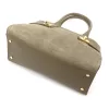  Dámska kožená kabelka cez rameno Luka 26-006 v béžovej farbe 32 x 22 x 16 cm