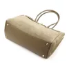  Dámska kožená kabelka cez rameno Camilla PREMIUM 10.004 v béžovej farbe 37 x 24 x 14 cm