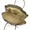  Dámska kožená kabelka cez rameno Camilla PREMIUM 10.004 v béžovej farbe 37 x 24 x 14 cm