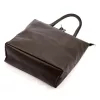  Dámska kožená kabelka cez rameno Patrizia 27-002 Z tmavohnedá, shopper, 39 x 36 x 14 cm