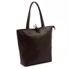  Dámska kožená kabelka cez rameno Patrizia 27-002 Z tmavohnedá, shopper, 39 x 36 x 14 cm