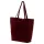 Dámska kabelka cez rameno Patrizia 419-013-05 bordovej farby z semišovej kože, 38 x 38 x 13 cm
