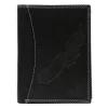  Pánska kožená peňaženka Money Kepper CDD 5601 BIRD čierna, motív orla 10 x 13 x 2,5 cm