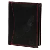  Pánska kožená peňaženka Money Kepper CDD 5601 BIRD čierno-červená, motív orla 10 x 13 x 2,5 cm