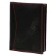  Pánska kožená peňaženka Money Kepper CDD 5601 BIRD čierno-červená, motív orla 10 x 13 x 2,5 cm