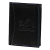  Pánska kožená peňaženka Money Kepper CDD 5601 BIKE čierna s motívom motorky 10 x 13 x 2,5 cm