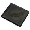  Pánska kožená peňaženka Money Kepper CDD 5600 BIRD čierna, vzor orla 12,5 x 10 x 2,5 cm