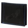  Pánska kožená peňaženka Money Kepper CDD 5600 BIRD čierna, vzor orla 12,5 x 10 x 2,5 cm