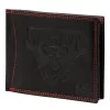  Pánska kožená peňaženka Money Kepper CDD 5600 WILD WEST čierno-červená, westernový motív 12,5 x 10 x 2,5 cm