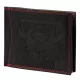  Pánska kožená peňaženka Money Kepper CDD 5600 WILD WEST čierno-červená, westernový motív 12,5 x 10 x 2,5 cm
