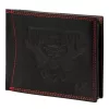  Pánska kožená peňaženka Money Kepper CDD 5600 WILD WEST čierno-červená, westernový motív 12,5 x 10 x 2,5 cm