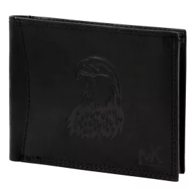    Pánska kožená peňaženka Money Kepper CDD 5600 EAGLE čierna, motív orla 12,5 x 10 x 2,5 cm