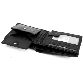    Pánska kožená peňaženka Money Kepper CDD 5600 EAGLE čierna, motív orla 12,5 x 10 x 2,5 cm