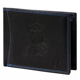    Pánska kožená peňaženka Money Kepper CDD 5600 EAGLE čierna, motív orla 12,5 x 10 x 2,5 cm