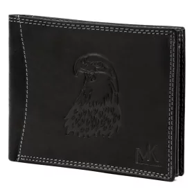    Pánska kožená peňaženka Money Kepper CDD 5600 EAGLE čierna, motív orla 12,5 x 10 x 2,5 cm
