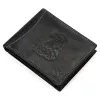  Pánska kožená peňaženka Money Kepper CDD 5600 EAGLE čierna, motív orla 12,5 x 10 x 2,5 cm