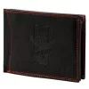  Pánska kožená peňaženka Money Kepper CDD 5600 REBEL VINTAGE čierno-červená 12,5 x 10 x 2,5 cm