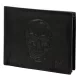  Pánska kožená peňaženka Money Kepper CDD 5600 SKULL čierna, vzor lebky 12,5 x 10 x 2,5 cm