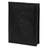  Pánska kožená peňaženka Money Kepper CDD 5601 SKULL čierna, motív lebky 10 × 13 × 2,5 cm