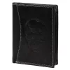  Pánska kožená peňaženka Money Kepper CDD 5601 SKULL čierna, motív lebky 10 × 13 × 2,5 cm