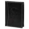  Pánska kožená peňaženka Money Kepper CDD 5601 SKULL čierna, motív lebky 10 × 13 × 2,5 cm