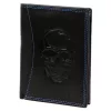  Pánska kožená peňaženka Money Kepper CDD 5601 SKULL čierna, motív lebky 10 × 13 × 2,5 cm